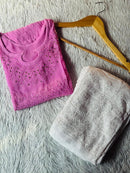 Hania Viscose Lining Kurta with Handworked Pant