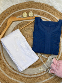 Fancy Light weight Butter soft muslin heavy 3d kurta