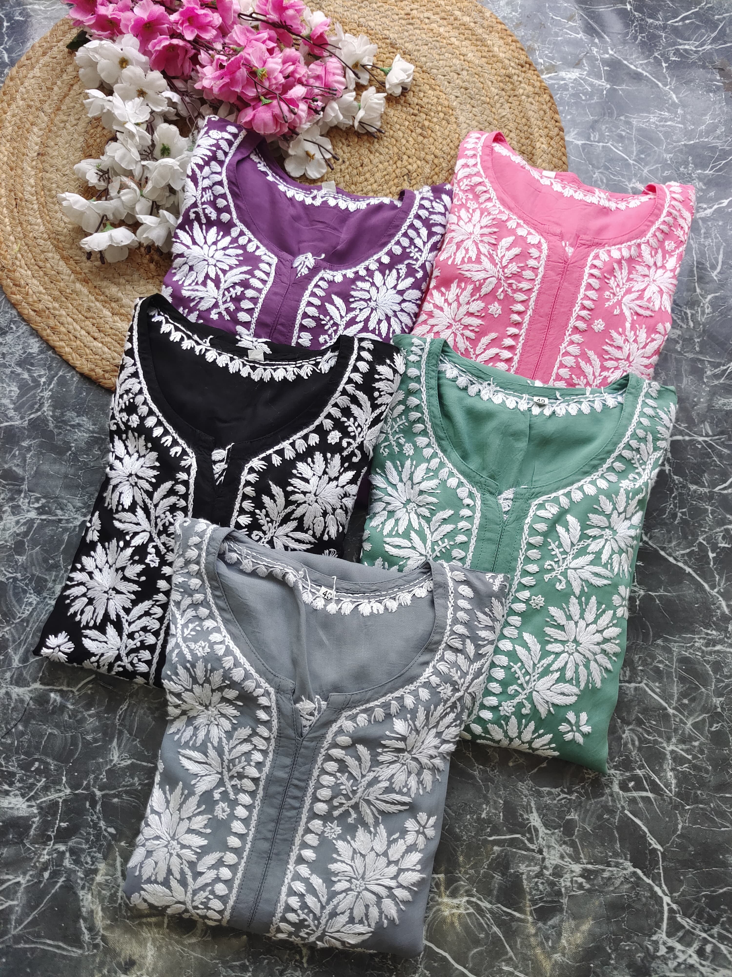 Premium Modal Crafted Chikankari set