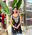 Daily Wear Comfort chikankari Noodle Strap Kurti