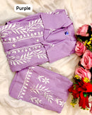 Modal Cotton Fine Embroidery Work Stylish Shirt Pant