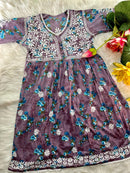 Ayaat Mul Gown combo Hand embroidered