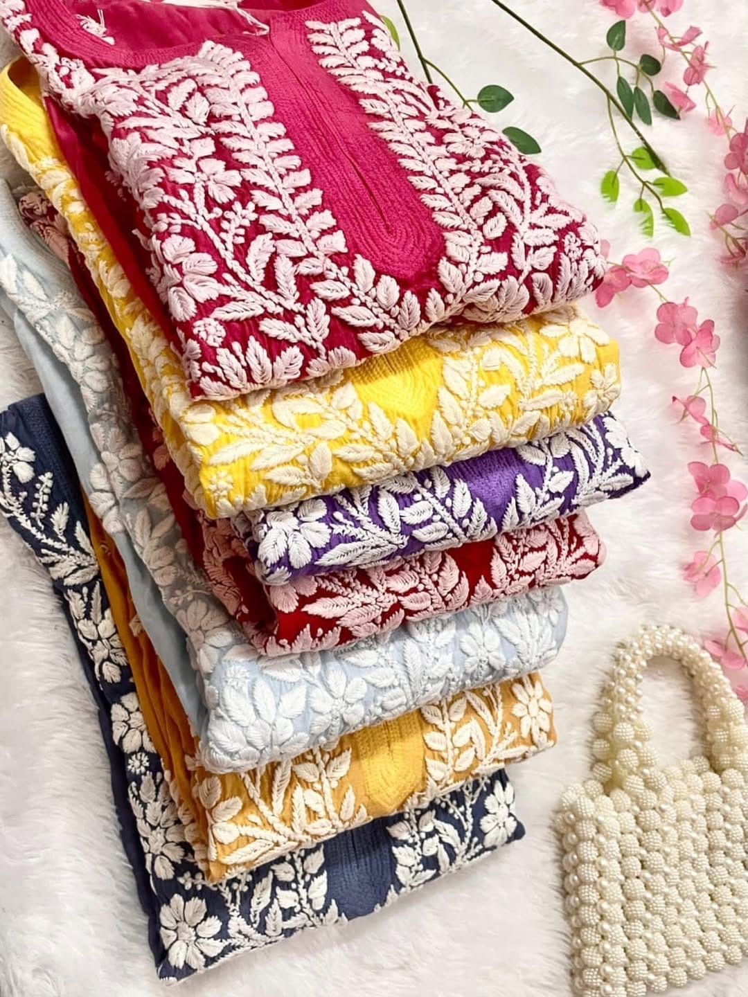 3D Muslin Batson Edition Kurta