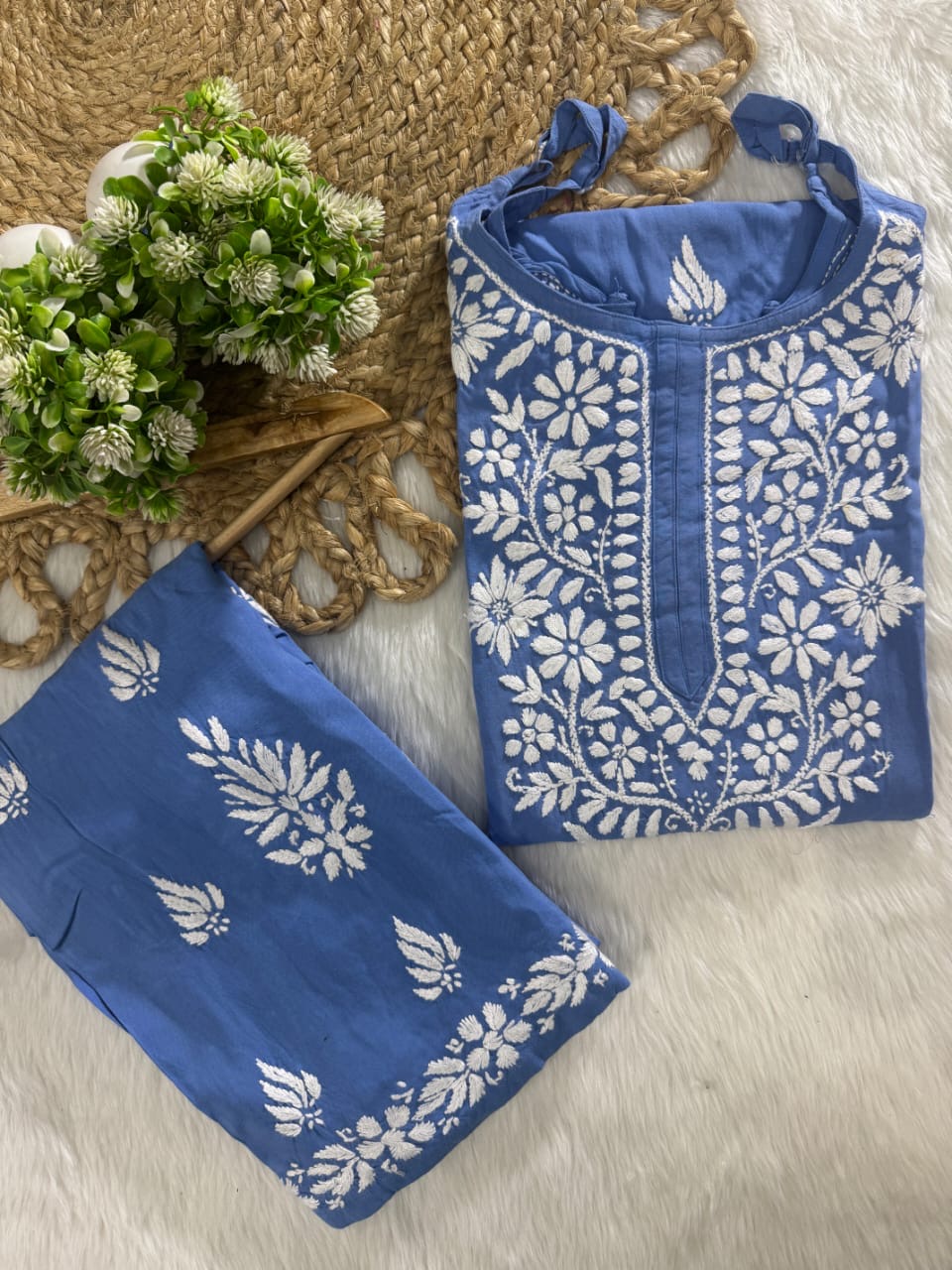 Rayon sleeveless co ord Combo