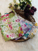 Mul printed noodle strap Top