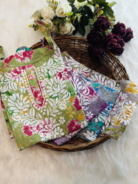 Mul printed noodle strap Top