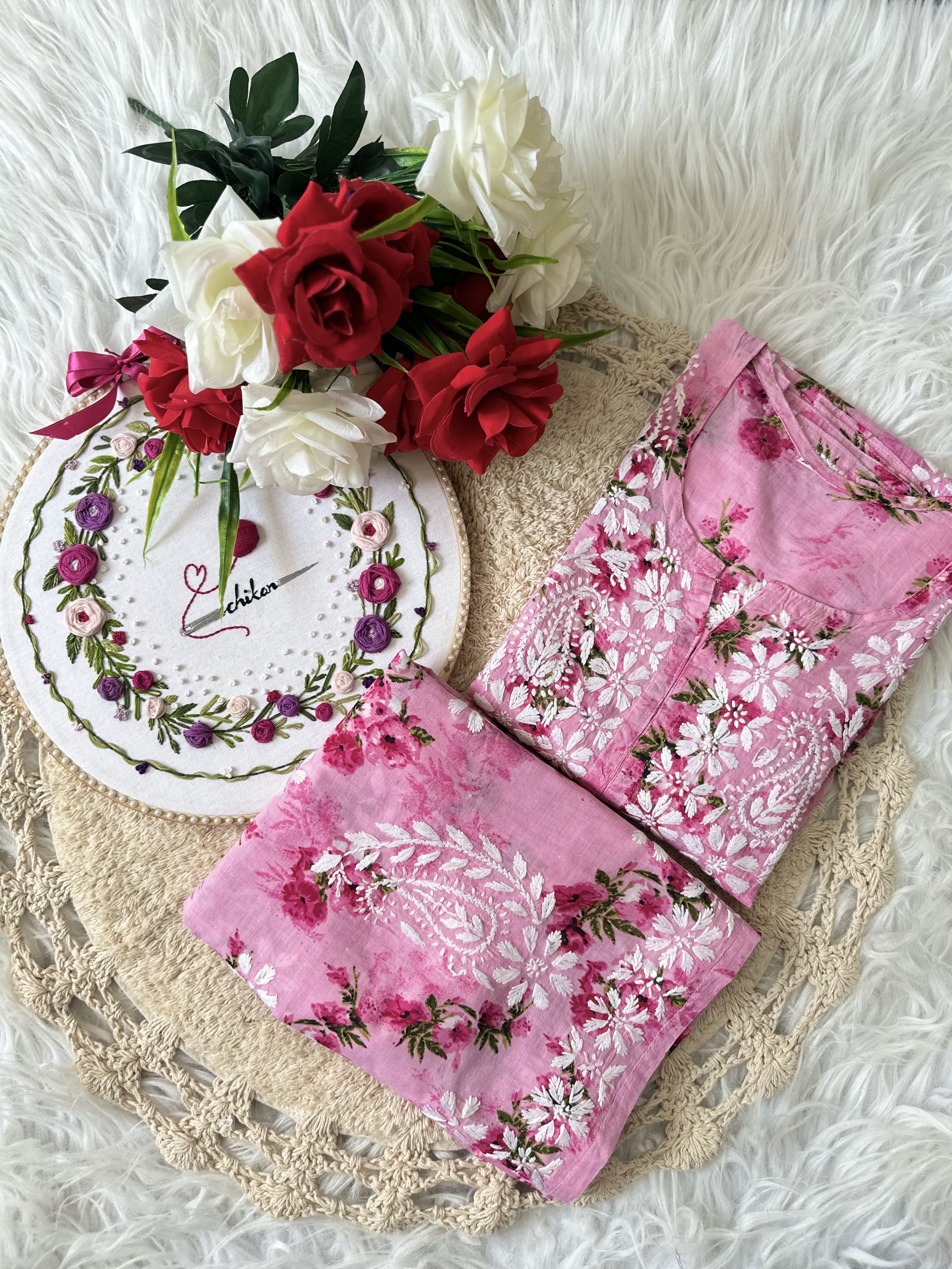 Mul  Plazzo Set flower Combo