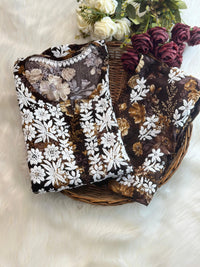 Printed Rayon cord set in 4 beautiful prints