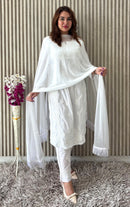 Stunning Premium 3pc White Designer Set