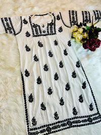 Soft and breazy heavy white and black modal set