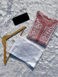 Rayon Square Neck soft Kurta