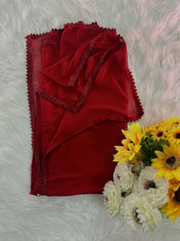 Luxe Wine Gharara 3pc Set