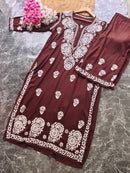 Fine Chikankari Handcrafted Traditional Combo