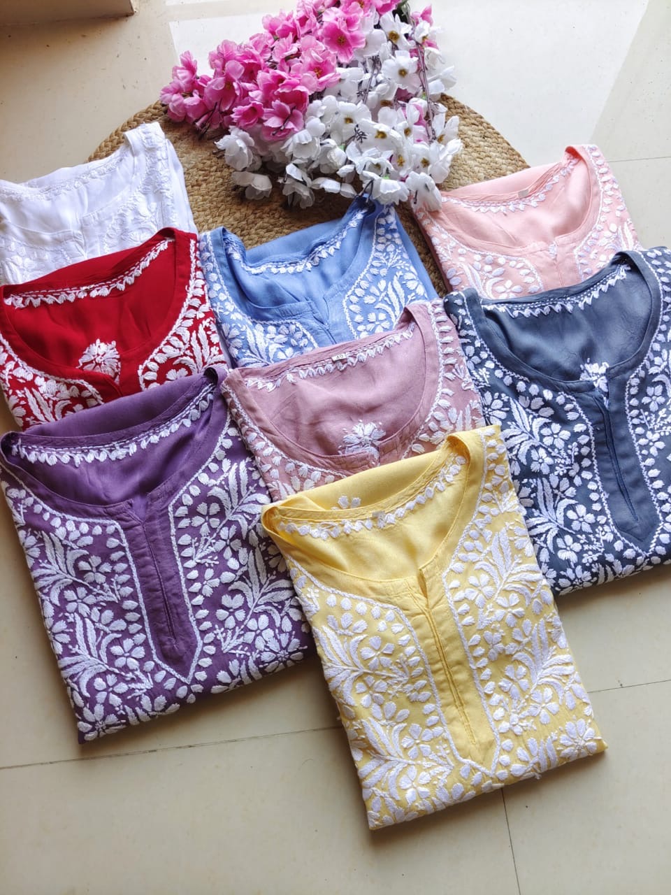 Chikan Rayon Gala Buti