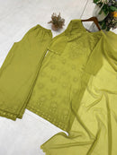 Zara Georgette Heavy Embroidery 3d Suit Set