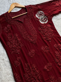 7 Boota Muqaish Viscose Set - chikankariofficial