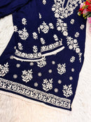 Handwork Heavy Modal Plazzo Combo