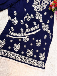 Handwork Heavy Modal Plazzo Combo