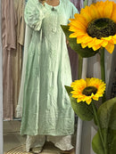 Comfortable Stylish chikankari Soft Kurtis in pastel shades