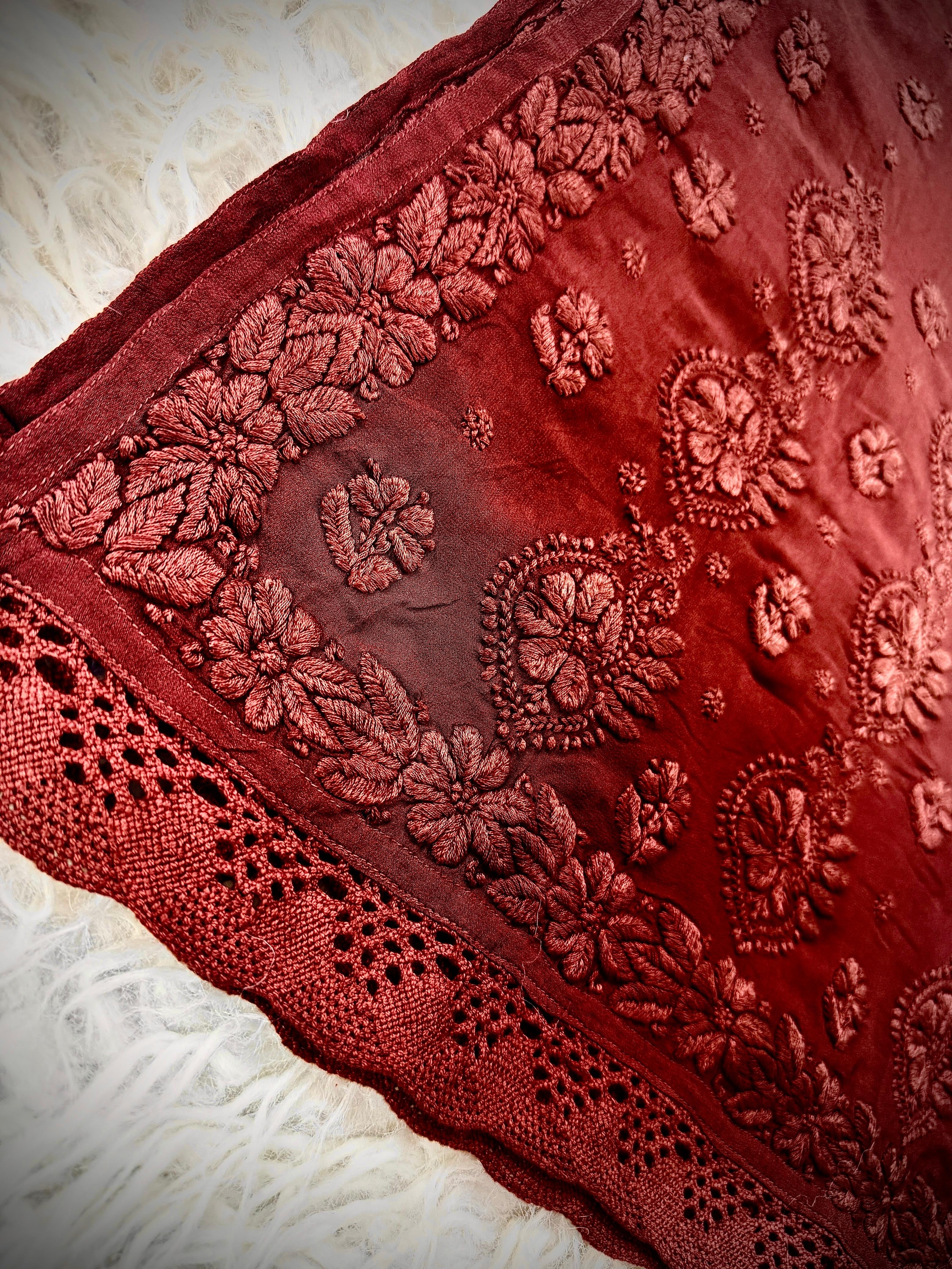 Pure Ghasspatti viscose Ombre shade