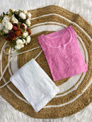 Aanya Chikankari rayon Short Top