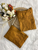 Modal Co-ord butter soft crafted Set