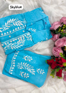 Modal Cotton Fine Embroidery Work Stylish Shirt Pant