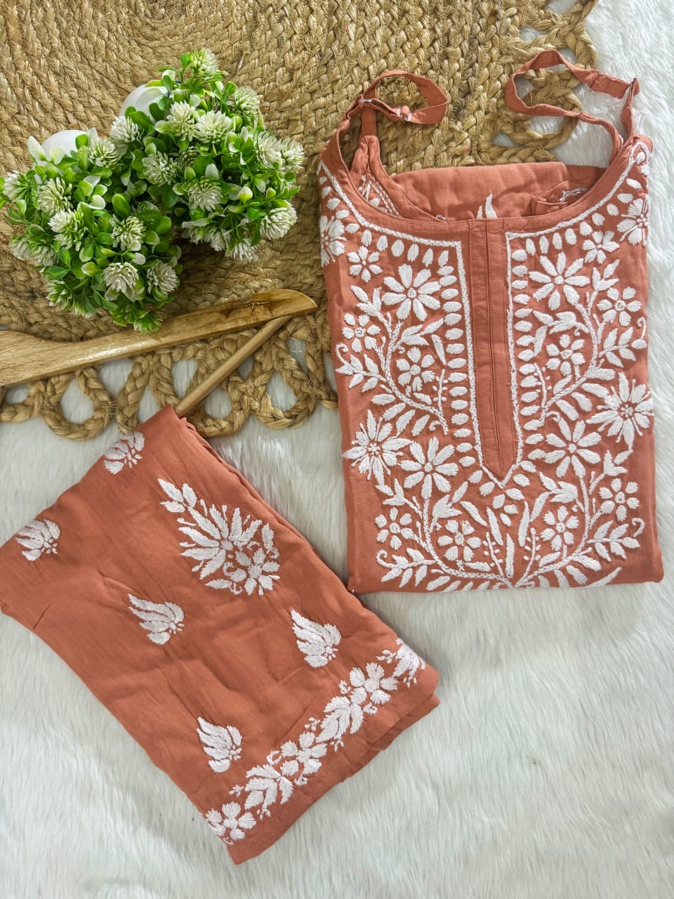 Rayon sleeveless co ord Combo