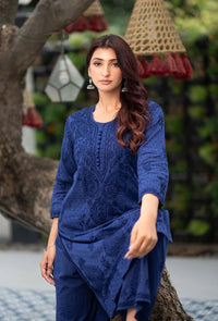 Dyeable Dobby Cotton Plazzo Set