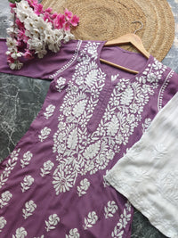 Heavy Modal Pure Work Embroidery Kurta