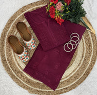 Handwork Single Shade Rayon Combo