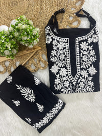 Rayon sleeveless co ord Combo