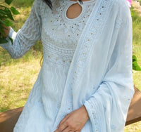 Hania Viscose Lining Kurta with Handworked Pant