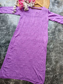 Premium viscose kurti With resham jaal allover work