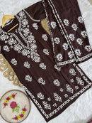 Rayon Short Kurta with pant