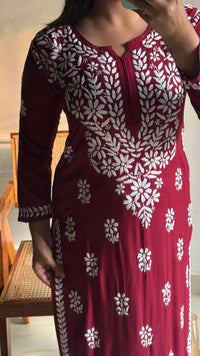 Rayon Fine Intricate Kurta