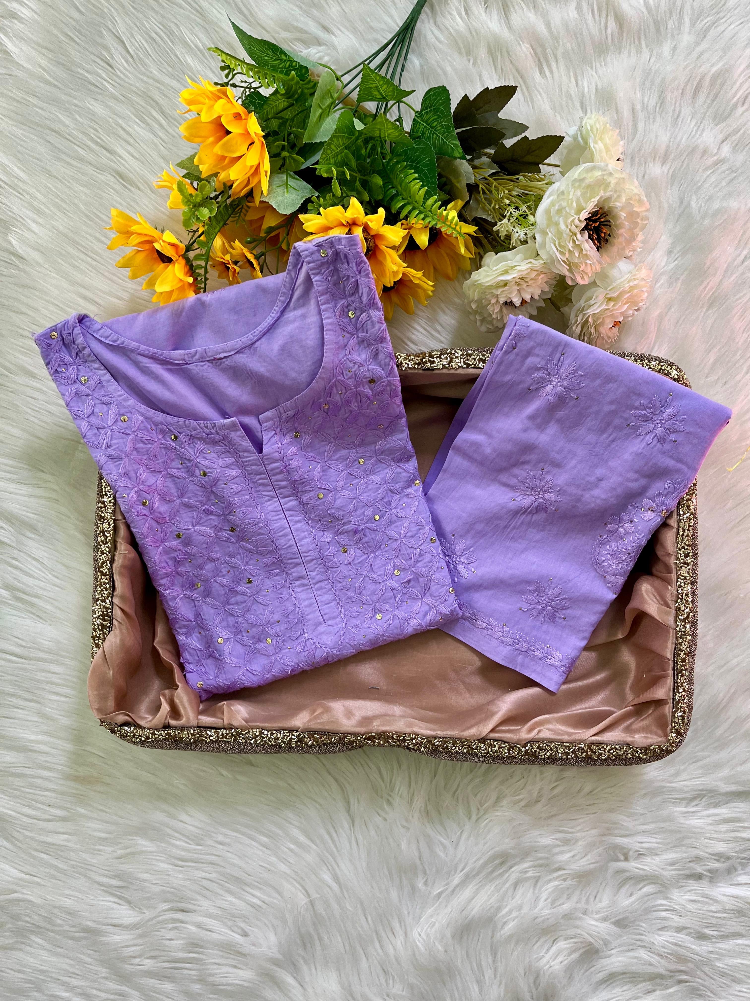 Zoya Butter touch cotton soft Muqaish Sqaure Neck