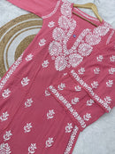 Heavy luxury embroidered Modal Cotton Set