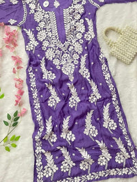 3D Muslin Batson Edition Kurta