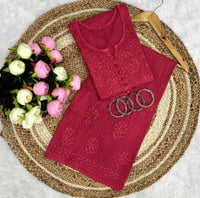 Dobby cotton Ghasspatti Work Plazzo combo