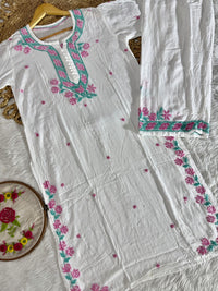 Dual Thread Rayon kurta with Plazzo