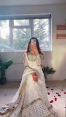 Safed Designer 3pc Pakistani Set