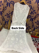 Heavy viscose 3d front & Back worked pure kurta