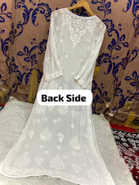 Heavy viscose 3d front & Back worked pure kurta