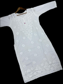 White Chikankari Kurta Bollywood celebs Fav
