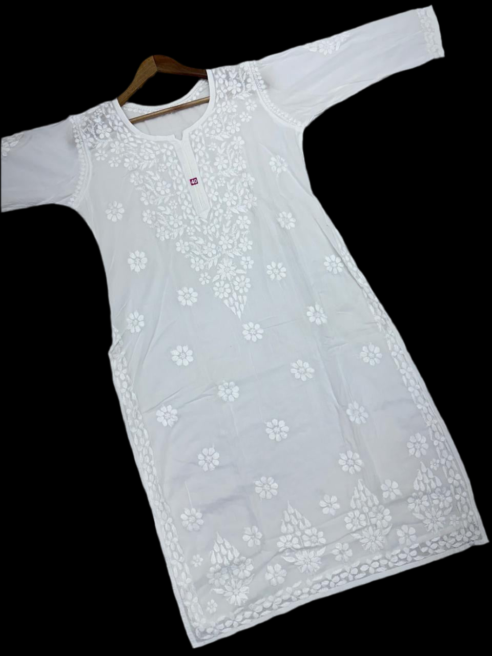 White Chikankari Kurta Bollywood celebs Fav