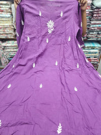 Mul Mul Dobi Cotton Plus Size Gown