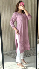 Soft Elegant Modal Dyeable Kurta