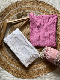 Heavy 3d Muslin butter soft fancy kurta