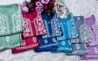 Heavy Handwork Kurti Combo with potli